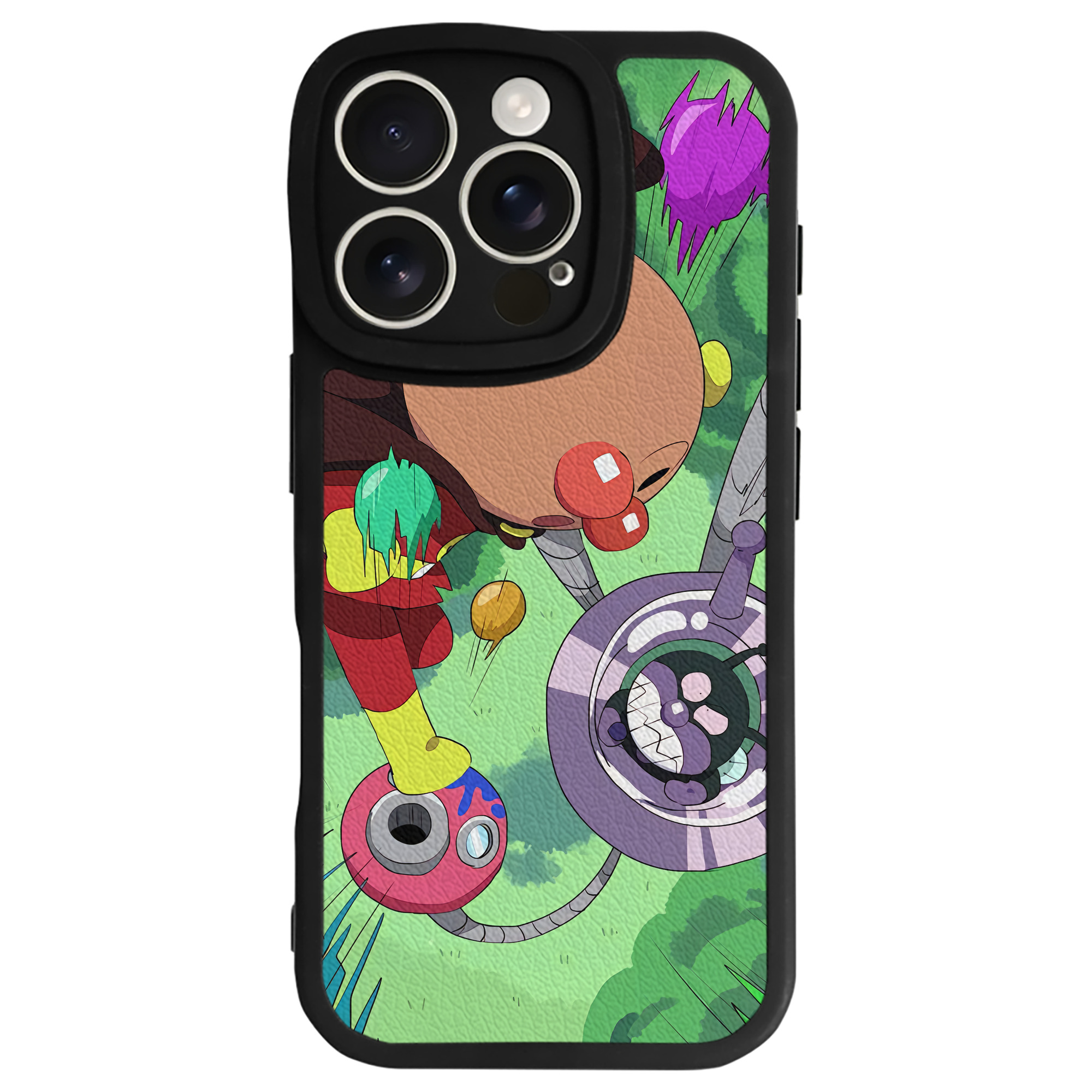 （画像用） アンパンマン Anpanman 【iPhone 16シリーズ対応】シリコンスマホケース（レザー調） 材質：シリコン
